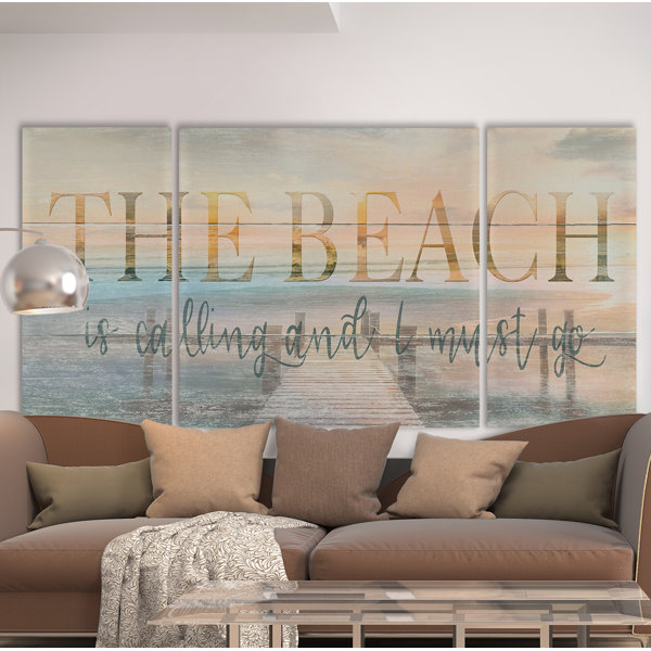 Newport Beach Canvas Wrap Large Wall Art Stretched Canvas Funny